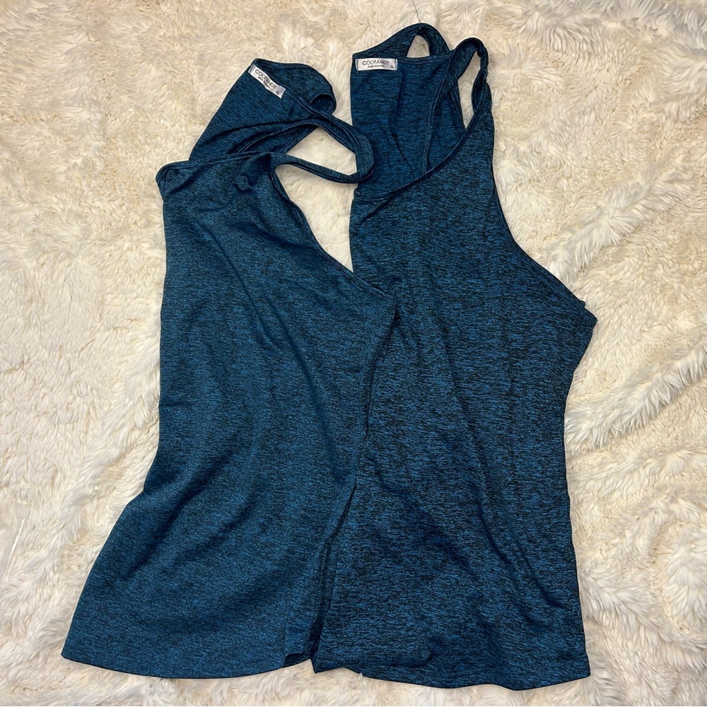 BUNDLE - Men’s Coofandy workout tank top, size XL. 2 tank tops.